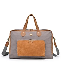 Tsd Brand Valley Oak Canvas Weekender Bag