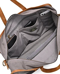 Tsd Brand Valley Oak Canvas Weekender Bag