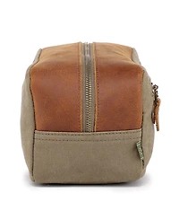 Tsd Brand Valley Oak Canvas Toiletry Bag