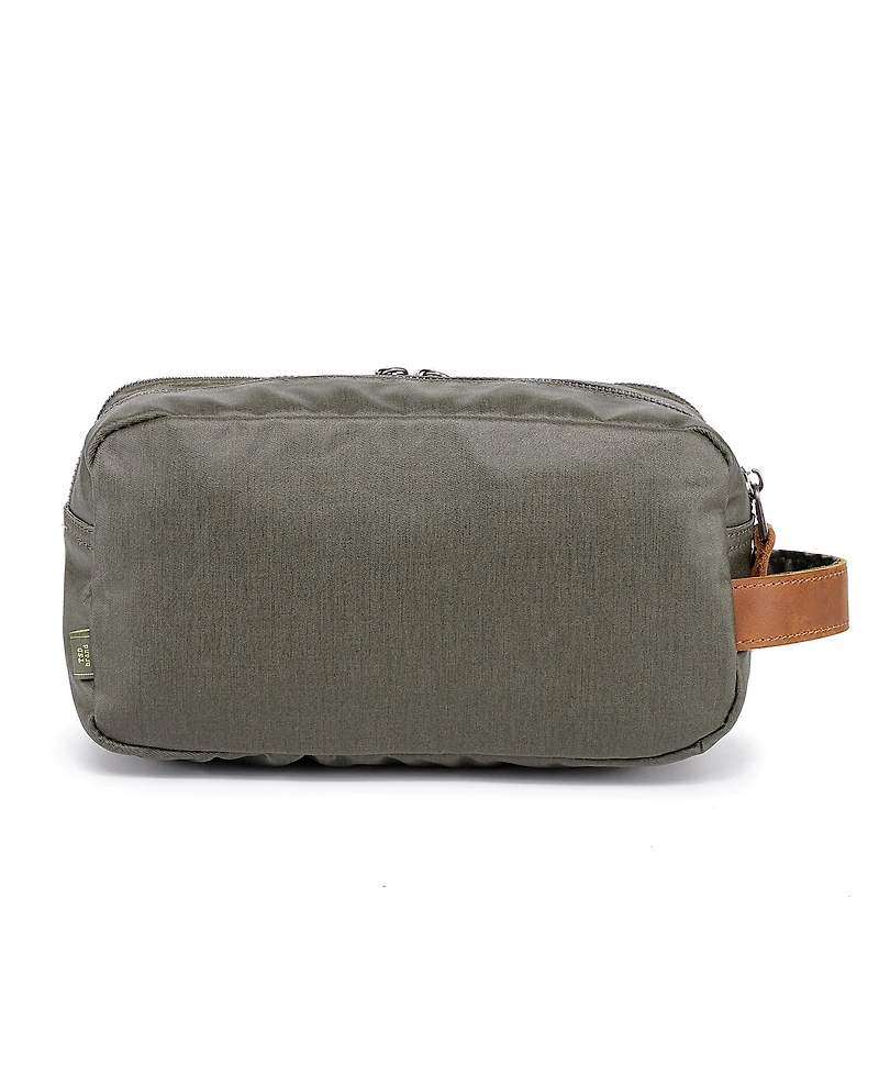 Tsd Brand Urban Light Coated Canvas Toiletry Bag