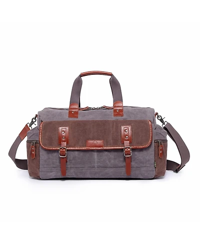 Tsd Brand Stone Creek Waxed Canvas Duffel Bag