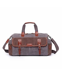 Tsd Brand Stone Creek Waxed Canvas Duffel Bag