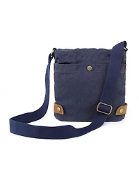 Tsd Brand Atona Classic Flap Canvas Crossbody Bag