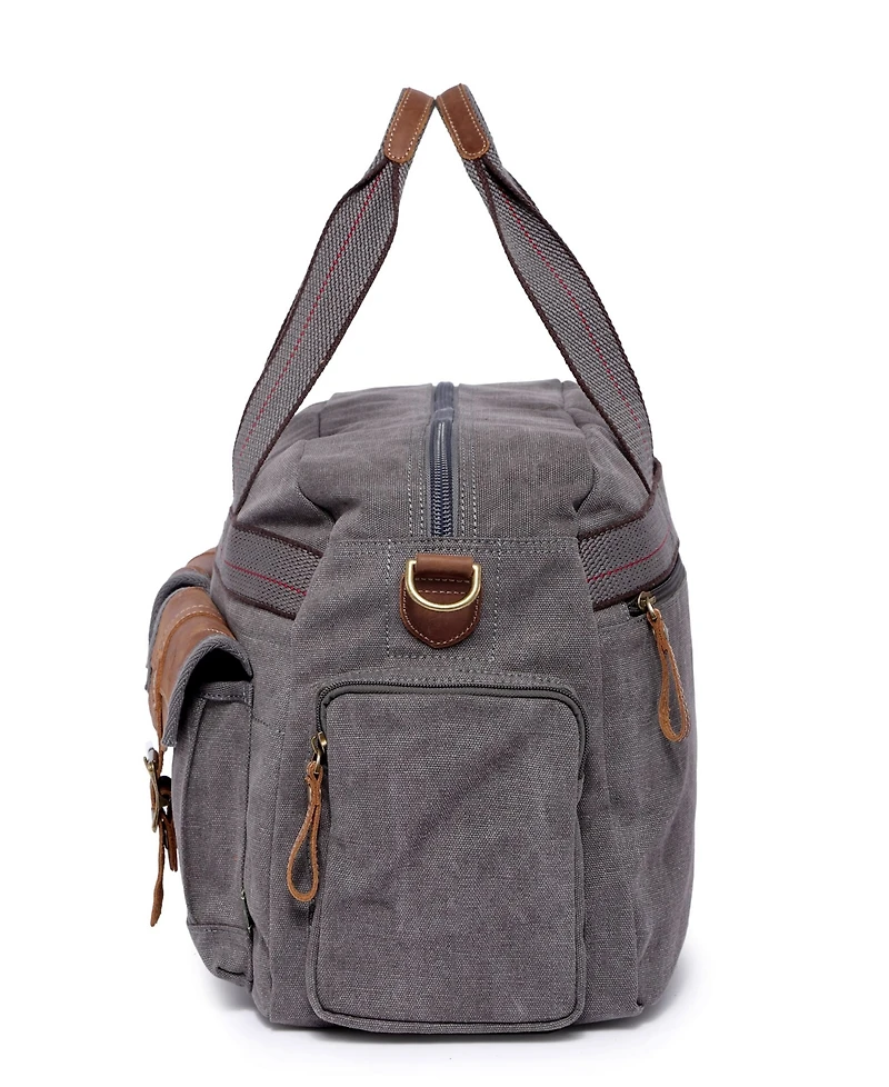 Tsd Brand Turtle Ridge Canvas Duffel Bag