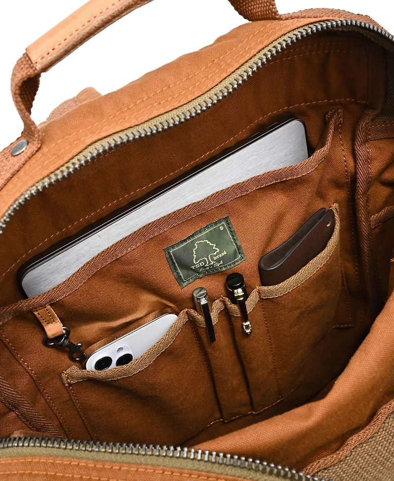 Tsd Brand Tilia Canvas Backpack