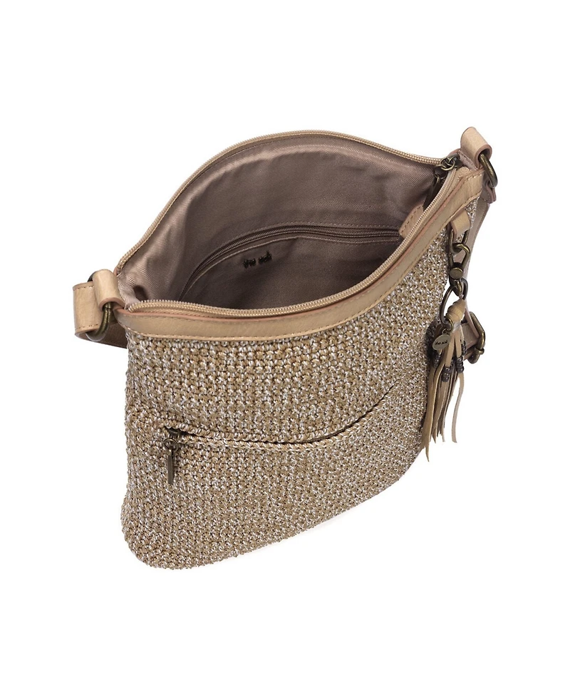 The Sak Women's Lucia Crochet Medium Crossbody Bag