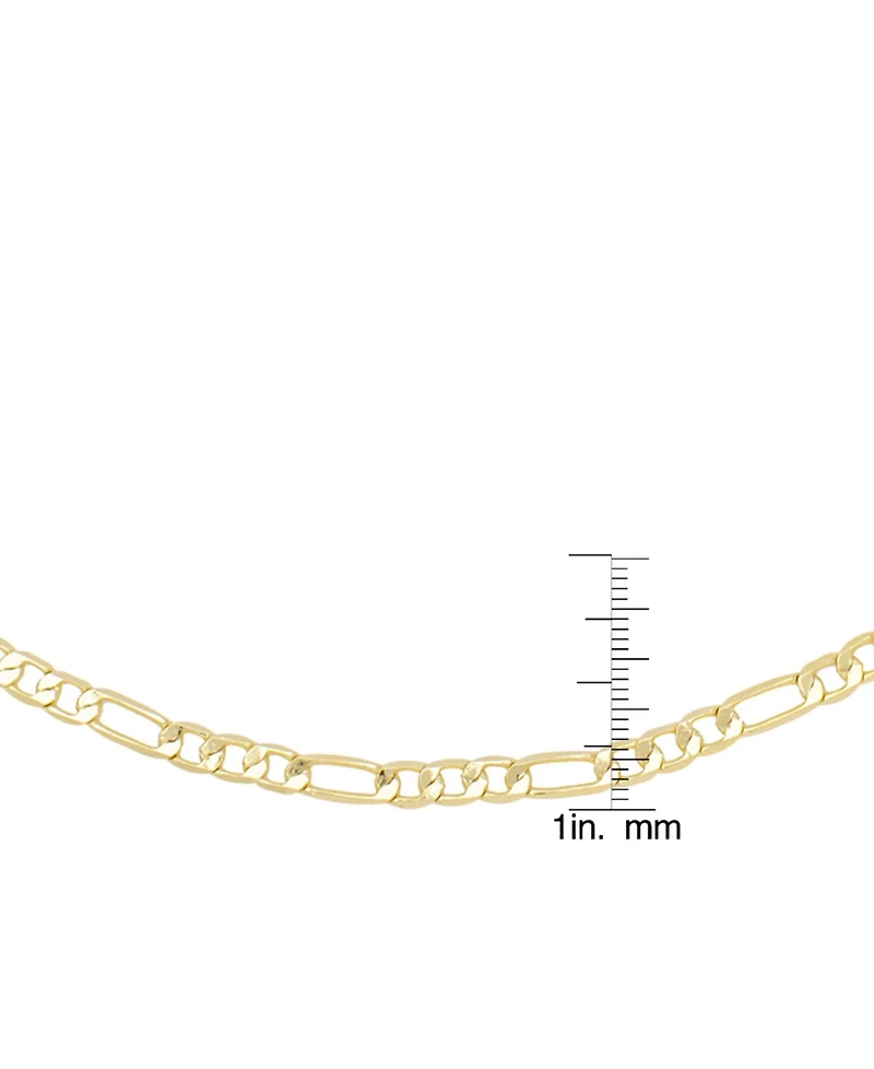 Diamond Accent Figaro Chain Necklace