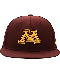 Men's Top of the World Maroon Minnesota Golden Gophers Team Color Fitted Hat