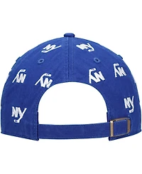 Women's '47 Royal New York Islanders Confetti Clean Up Logo Adjustable Hat