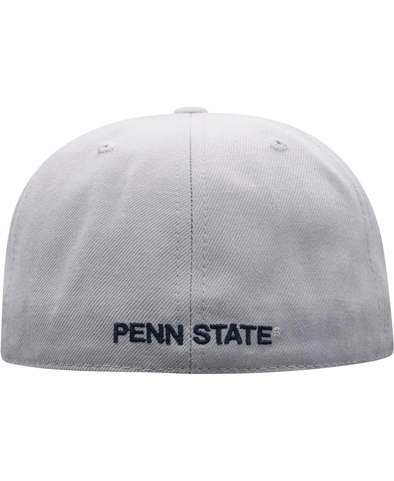 Men's Top of the World Gray Penn State Nittany Lions Fitted Hat
