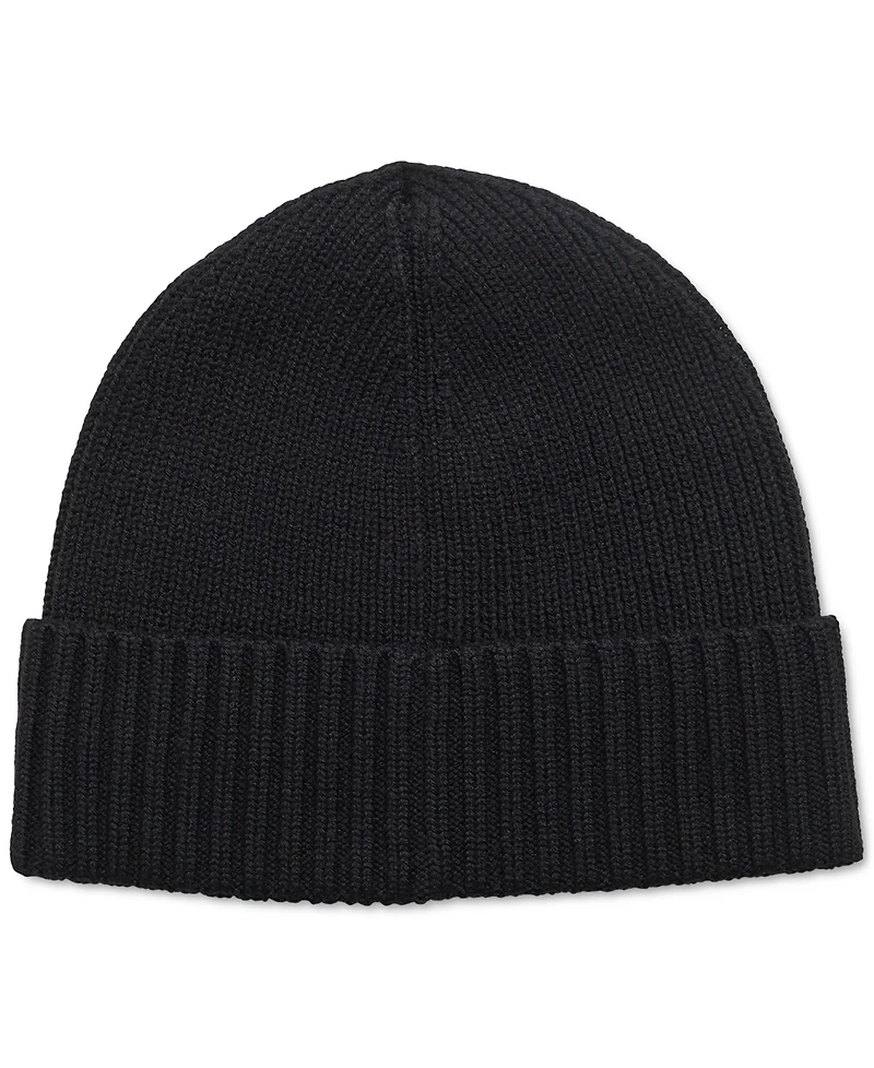 Boss by Hugo Boss Men's Virgin-Wool Beanie Hat