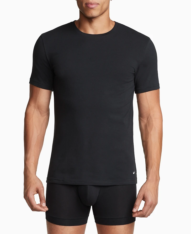 Nike Men's 2-Pack Dri-fit Essential Cotton Stretch Undershirts