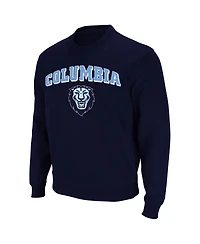 Men's Colosseum Navy Columbia University Arch & Logo Sweatshirt