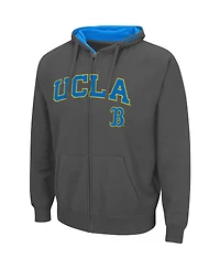 Men's Colosseum Ucla Bruins Arch and Logo 3.0 Full-Zip Hoodie