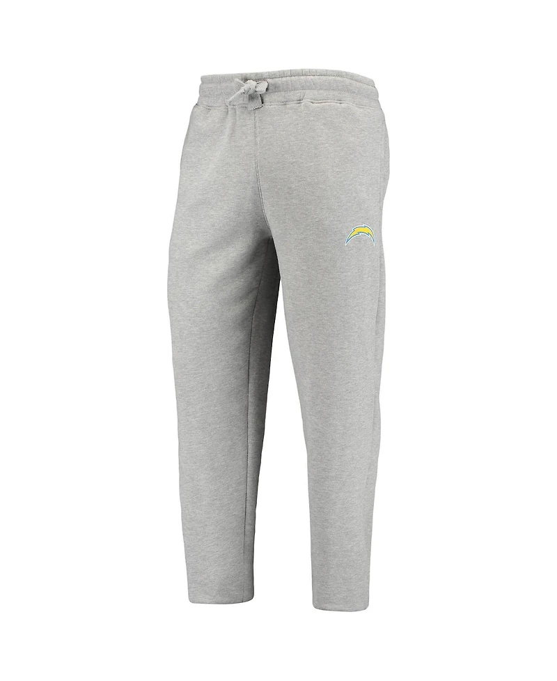 Men's Gray Los Angeles Chargers Starter Option Run Sweatpants