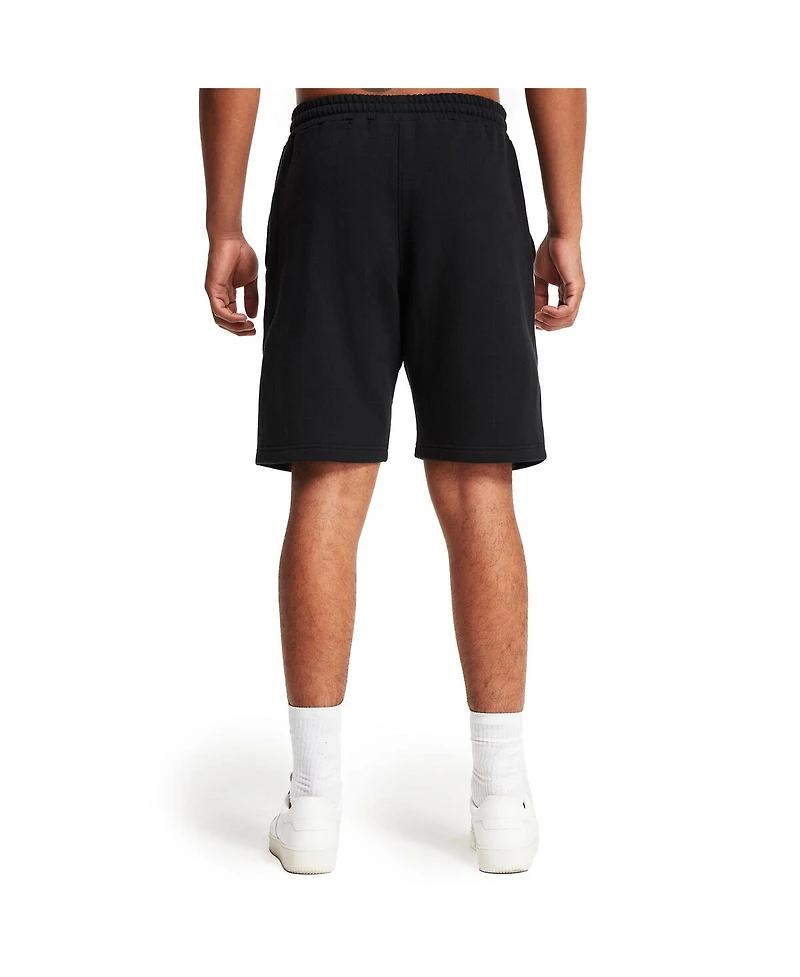Men's Brady Black Wordmark Fleece Shorts