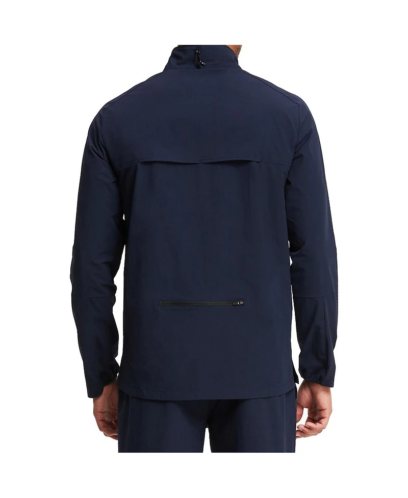 Men's Brady Navy Zero Weight Full-Zip Track Jacket