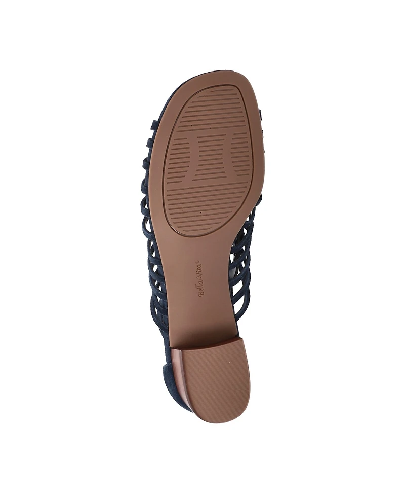 Bella Vita Women's Holden Block Heeled Strappy Sandals