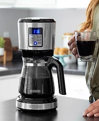 Black & Decker 12-Cup Programmable Coffeemaker with Vortex Technology