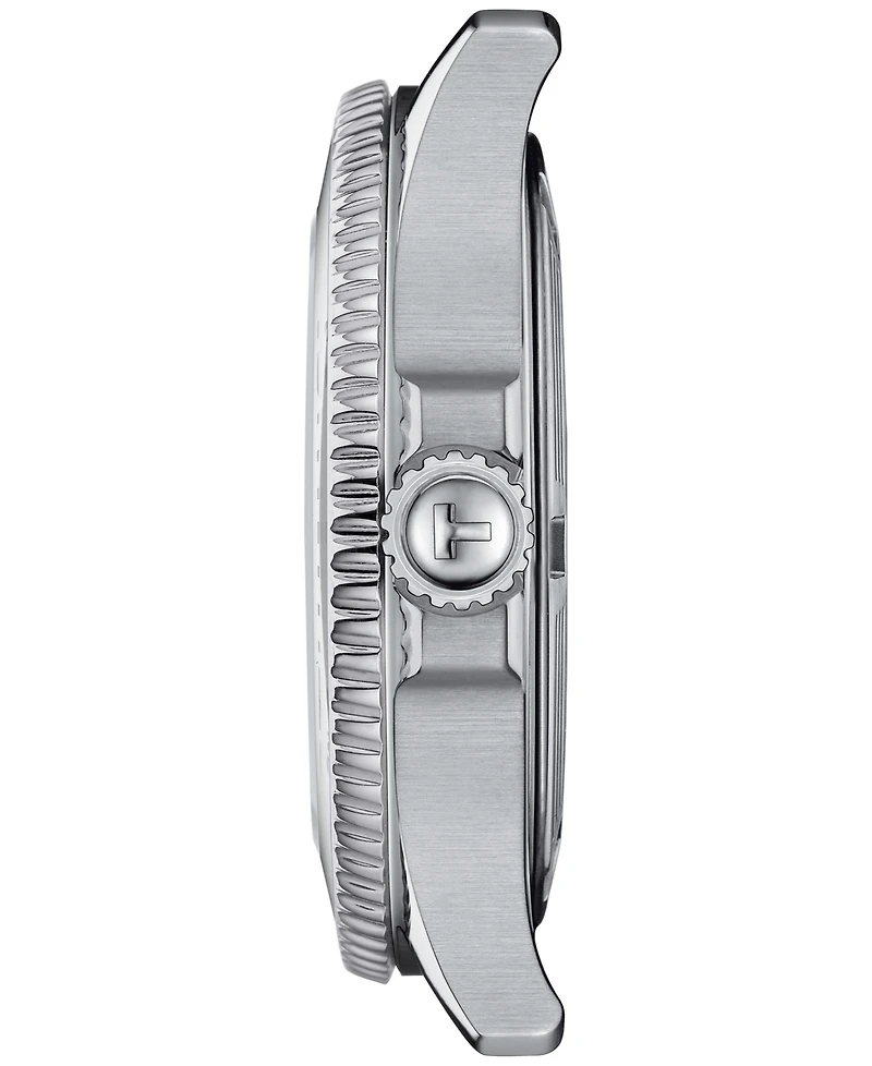 Tissot Unisex Seastar Silver-Tone Stainless Steel Bracelet Watch 36mm