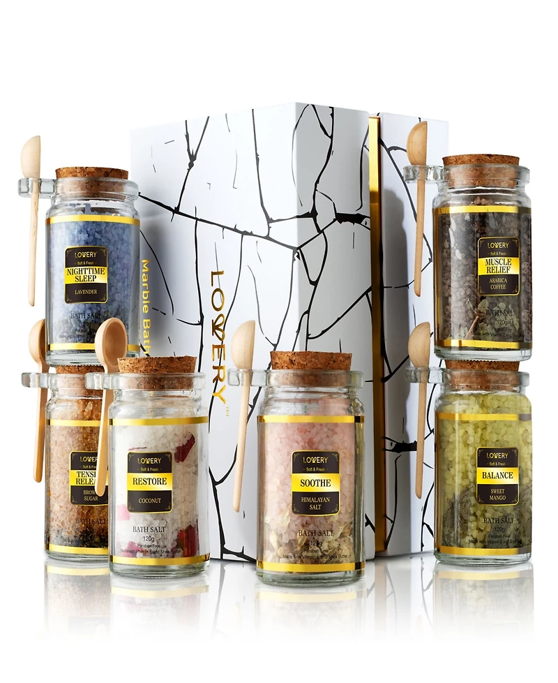 Lovery 6-Pc. Bath Salts Gift Set