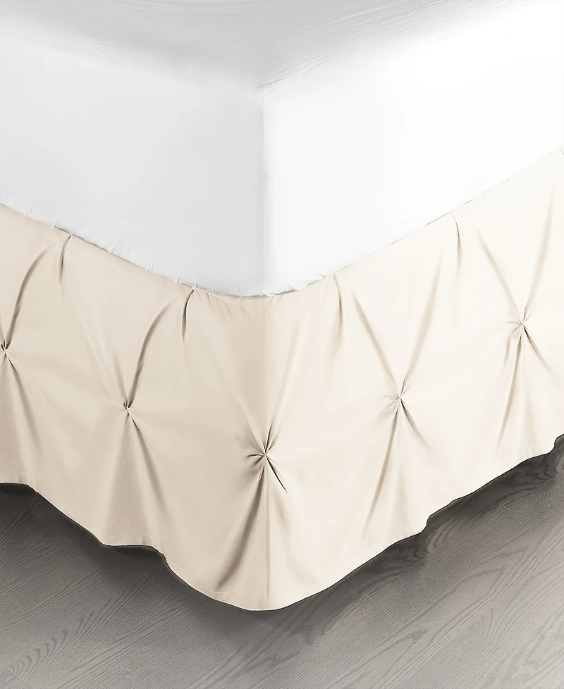 Nestl Bedding 14" Tailored Pinch Pleated Bedskirt, California King
