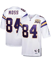 Men's Mitchell & Ness Randy Moss White Minnesota Vikings 2000 Authentic Throwback Retired Player Jersey
