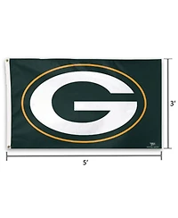 WinCraft Green Bay Packers Deluxe 3' x 5' Logo Flag