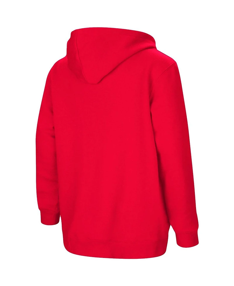 Big Boys Colosseum Red Louisville Cardinals 2-Hit Team Pullover Hoodie