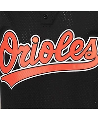 Men's Mitchell & Ness Cal Ripken Jr. Black Baltimore Orioles Cooperstown Mesh Batting Practice Jersey