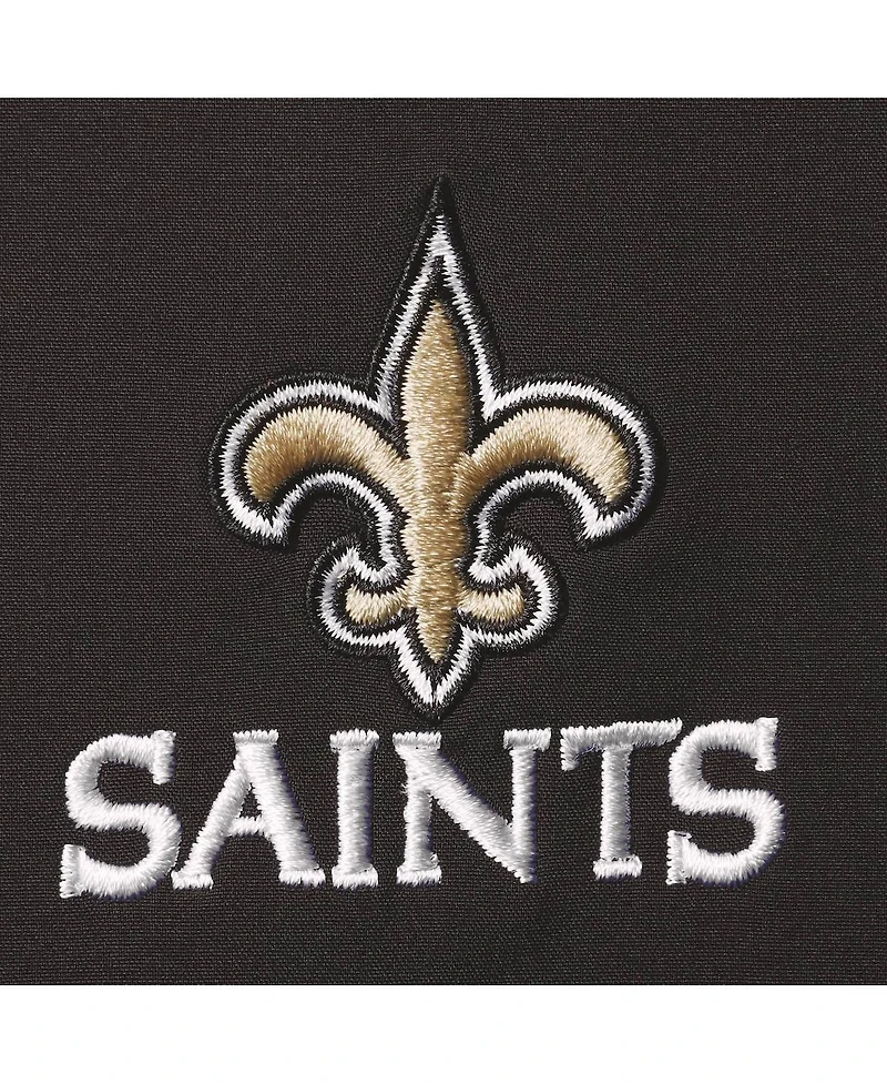 Men's Dunbrooke Black New Orleans Saints Sonoma Softshell Full-Zip Jacket