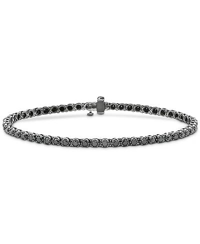 Men's Black Diamond Tennis Bracelet (5 ct. t.w.) in Black Rhodium-Plated Sterling Silver