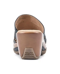 White Mountain Women's Valora Clog Slide Sandals