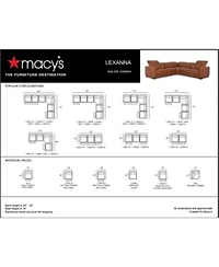 Lexanna Leather Sectional Collection Created For Macys