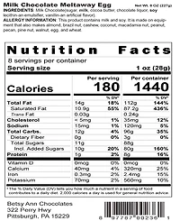 Betsy Ann Chocolates 8oz Easter Egg Meltaway Bundle