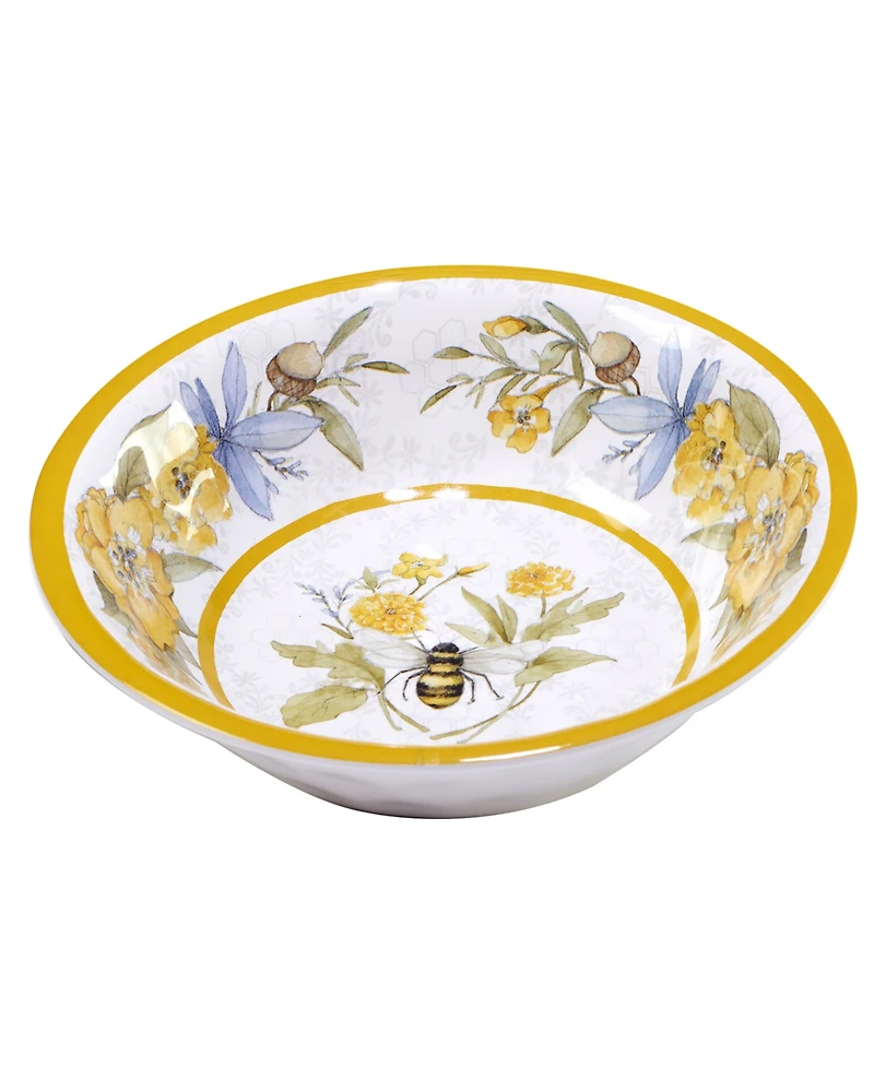 Certified International Bee Sweet Melamine Bowl Set, 6 Piece