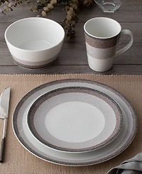 Noritake Colorscapes Canyon Layers 4 Piece Coupe Place Setting