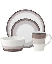 Noritake Colorscapes Canyon Layers 4 Piece Coupe Place Setting