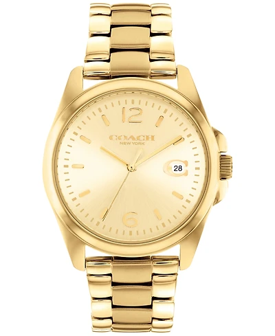 Coach Women's Greyson Gold-Tone Bracelet Watch 36mm