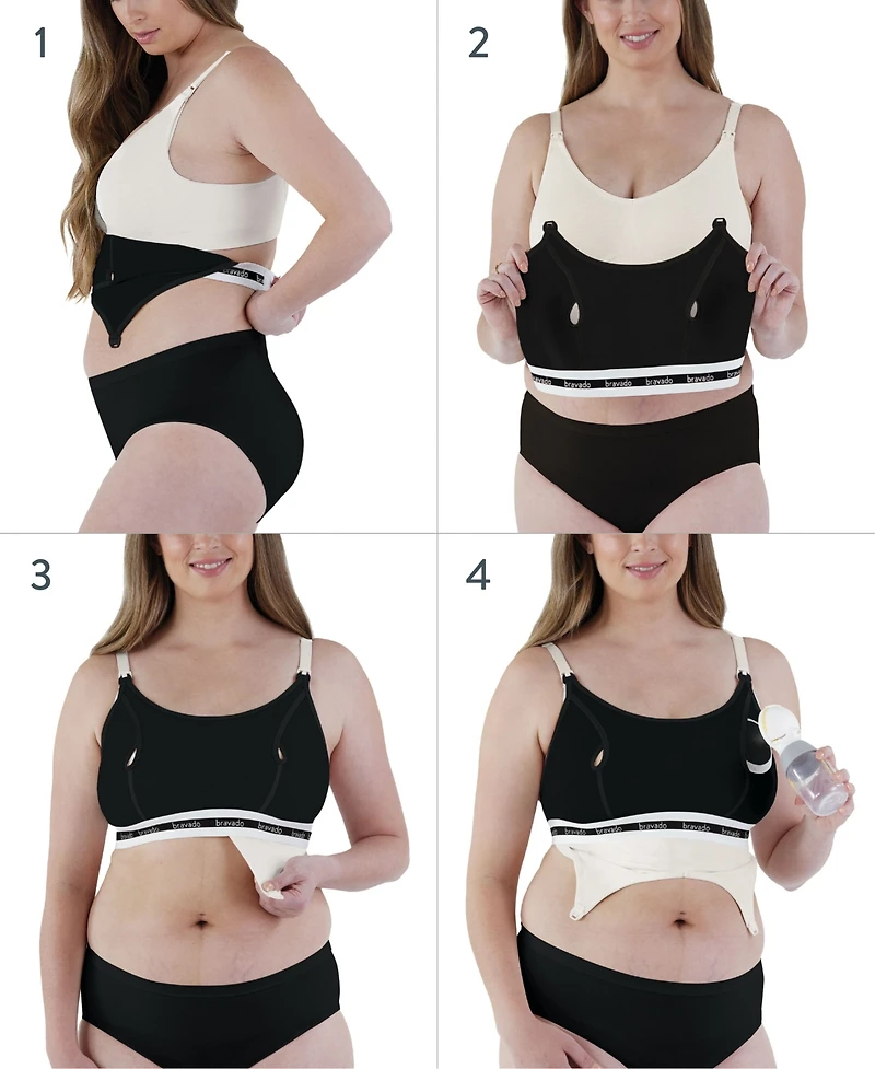 Bravado Designs Women's Clip and Pump Hands Free Nursing Bra Accessories