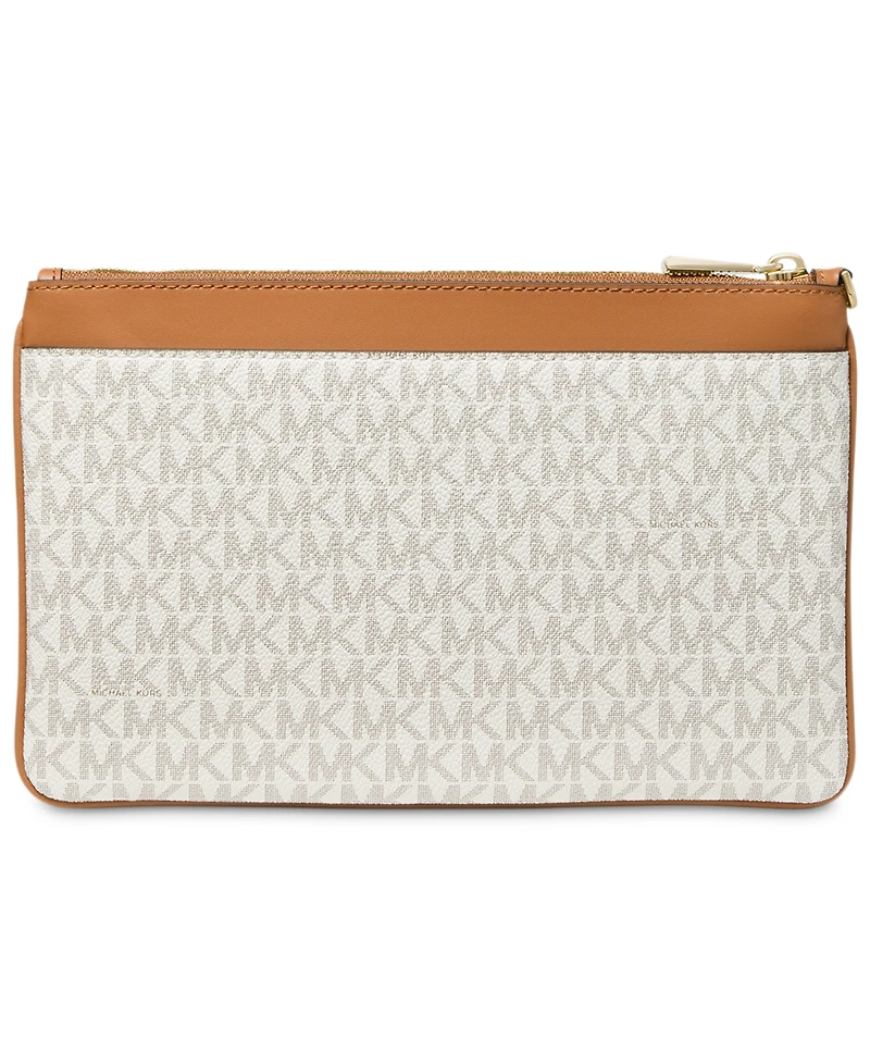 Michael Michael Kors Logo Jet Set Charm Wristlet