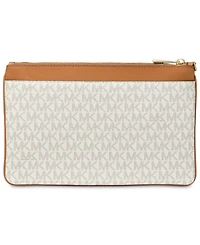 Michael Michael Kors Logo Jet Set Charm Wristlet