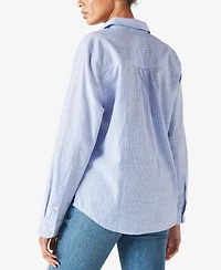 Lucky Brand Women's Cotton The Boyfriend Button-Down Shirt