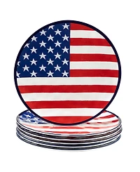 Certified International Stars and Stripes Melamine Plate Set