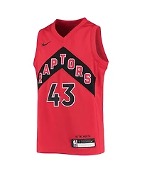 Big Boys Nike Pascal Siakam Red Toronto Raptors 2020/21 Swingman Jersey - Icon Edition
