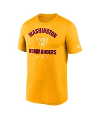 Men's Nike Gold Washington Commanders Arch Legend T-shirt