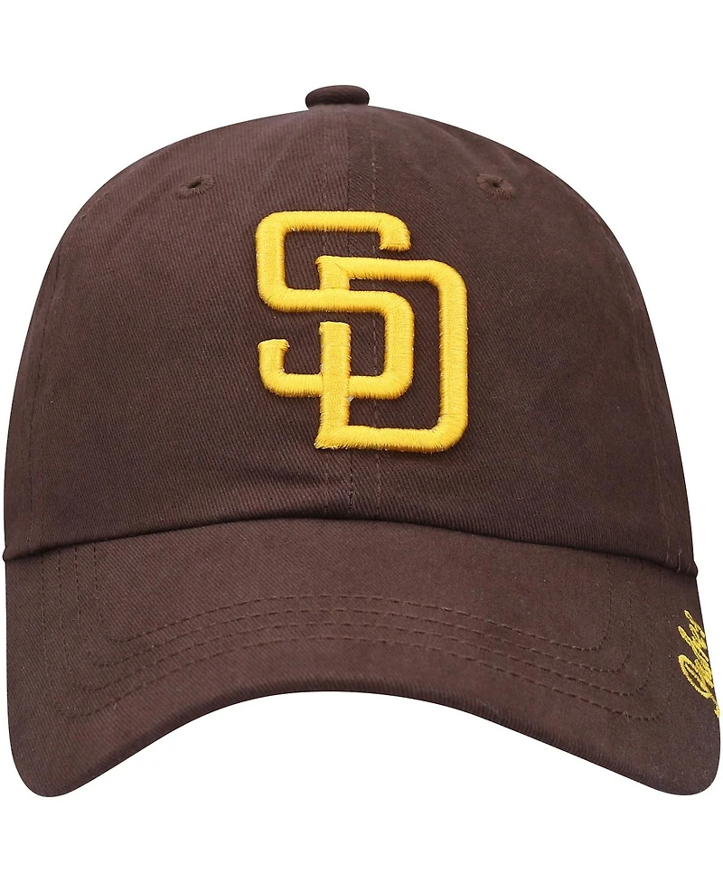 Women's '47 Brown San Diego Padres Team Miata Clean Up Adjustable Hat