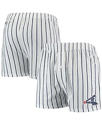 Men's White, Navy Chicago White Sox Vigor Pinstripe Boxer Shorts