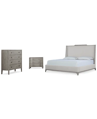 Albion 3-pc. Bedroom Set (King Bed, Chest, Nightstand)