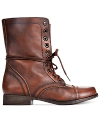 Steve Madden Women's Troopa Lace-up Combat Boots